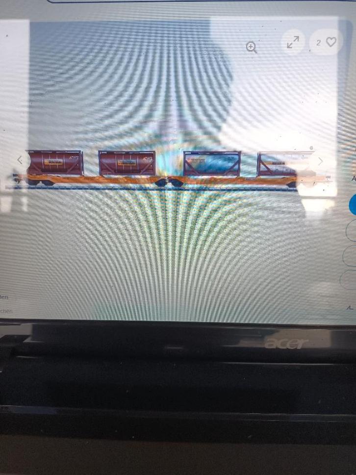 Märklin 47471 SBB Zwitserland dubbele container wagon, Hobby en Vrije tijd, Modeltreinen | H0, Nieuw, Wagon, Wisselstroom, Märklin