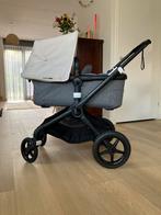 Bugaboo fox2 grijs met witte kap en zwart frame, Ophalen, Bugaboo, Zo goed als nieuw, Combiwagen