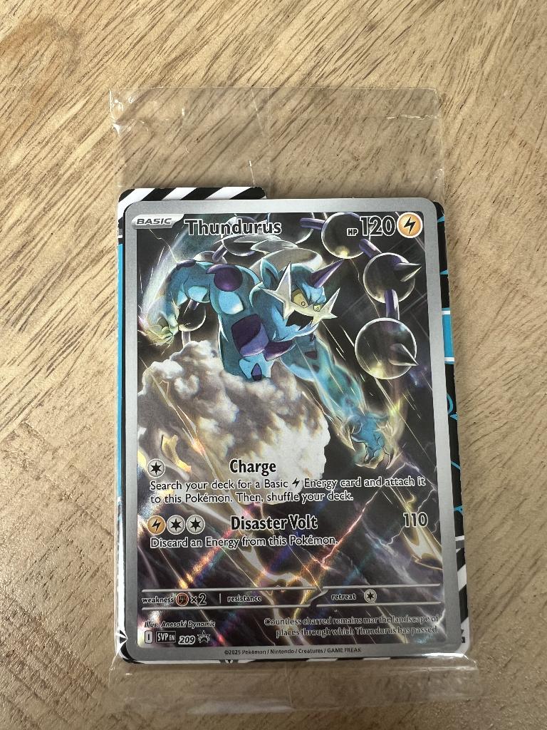 SVP 209 - Thundurus - SV Black Star Promos - Sealed - BLK, Ophalen of Verzenden, Nieuw
