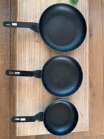 Berndes Bakpannen Set - 28, 24, 20 cm, Huis en Inrichting, Keuken | Potten en Pannen, Gebruikt, Inductieplaat, Aluminium, Ophalen of Verzenden