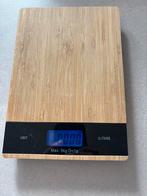 Digitale Keukenweegschaal Bamboe, Keukenweegschaal, Ophalen of Verzenden, Digitaal, Fijner dan 1 gram