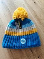 Dakine blauwe muts met gele pompon, NIEUW, Ophalen of Verzenden, Nieuw, Overige maten, Muts