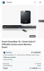 Canton Sounbar S10 en Smart sub 8, Ophalen, Gebruikt