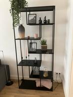 Zwarte Open Vakkenkast, Huis en Inrichting, Ophalen, Met plank(en), 50 tot 100 cm, Zo goed als nieuw