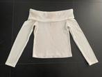 Off-shoulder trui, Stradivarius, wit, maat L., Kleding | Dames, Tops, Ophalen of Verzenden, Wit, Lange mouw