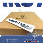 V8 BITURBO 4MATIC+ zijscherm EMBLEEM LOGO SET BADGE Mercedes, Auto-onderdelen, Ophalen of Verzenden, Gebruikt, Mercedes-Benz