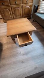 HOEKTAFEL BLANK EIKEN, Ophalen, Gebruikt, 55 tot 75 cm, 60 cm of meer