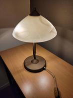 Tafellamp met glazen ronden kap (masterlight), Ophalen of Verzenden, Zo goed als nieuw, Glas, Minder dan 50 cm