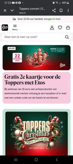 De Toppers, 2e kaartje gratis., Eén persoon