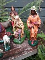 Kerstgroep vintage grote beelden 20 delig, Diversen, Kerst, Ophalen of Verzenden, Gebruikt