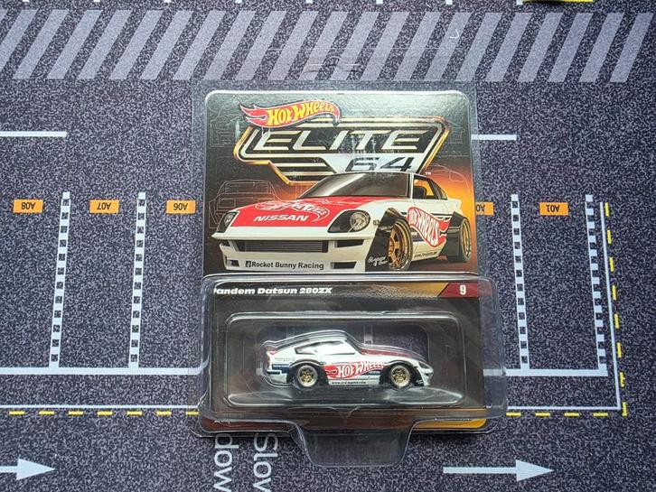 HotWheels Elite 64 Datsun 280 ZX Pandem, Hobby en Vrije tijd, Modelauto's | Overige schalen, Nieuw, Auto, Ophalen of Verzenden