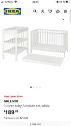 IKEA Gulliver commode + babybed wit, 90 tot 105 cm, 50 tot 70 cm, Zo goed als nieuw, Commode