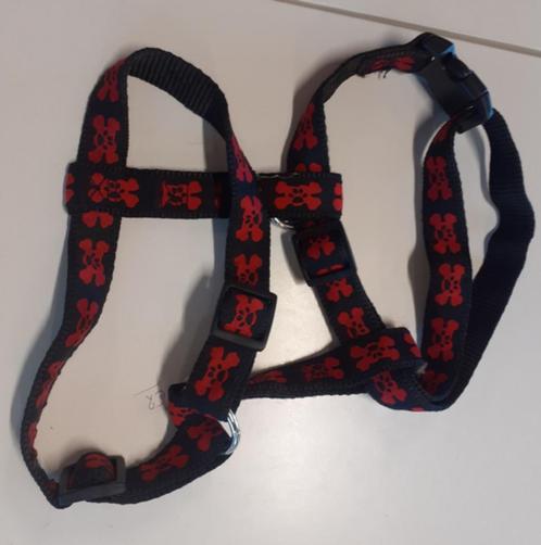 Hondentuig rode botjes 45 cm, Dieren en Toebehoren, Hondenriemen, Gebruikt, Ophalen
