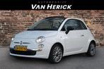 Fiat 500 C 0.9 TwinAir Lounge| Leder | Clima | Parkeersensor, Gebruikt, Euro 6, Cabriolet, Wit