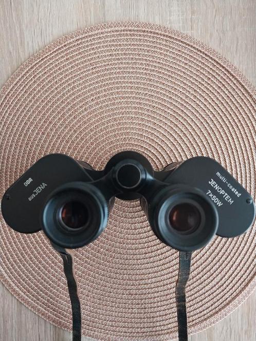Verrekijker Carl Zeiss Aus Jena 7x50W multi-coated DDR, Audio, Tv en Foto, Optische apparatuur | Verrekijkers, Gebruikt, Verzenden