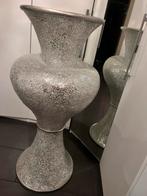 Zilveren decoratieve vaas, Huis en Inrichting, Woonaccessoires | Vazen, Overige materialen, Overige kleuren, Ophalen of Verzenden