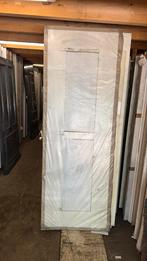 Stompe paneeldeur 83x231.5 cm melkglas nr 873, Ophalen, 80 tot 100 cm, 215 cm of meer, Binnendeur