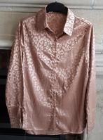 Shein - blouse LM - parelmoer cognac - maat L(M)/40-42, Kleding | Dames, Blouses en Tunieken, Maat 38/40 (M), Bruin, Verzenden
