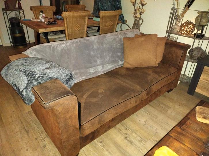 2 a 2 1/2 zits bank, Huis en Inrichting, Banken | Complete zithoeken, Gebruikt, Kunststof, Ophalen