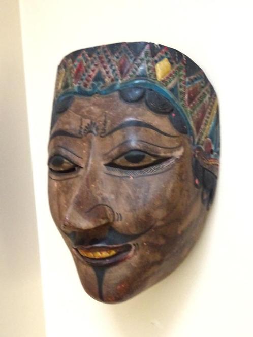 Java. Antiek Topeng dansmasker wapenschild Sultan Yogyakarta, Antiek en Kunst, Kunst | Niet-Westerse kunst, Verzenden