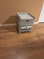 Leuk kastje met lade en mand, Ophalen, Minder dan 50 cm, Gebruikt, 1 of 2 laden