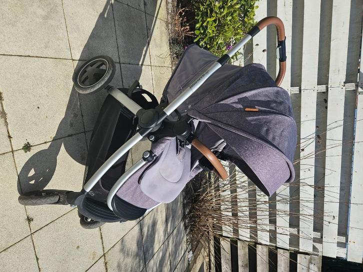 Kinderwagen, Kinderen en Baby's, Kinderwagens en Combinaties, Gebruikt, Kinderwagen, Maxi-Cosi, Met reiswieg, Verstelbare duwstang