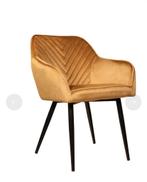 2 goud / bruin velvet eetkamerstoelen nieuw, Ophalen, Twee, Overige kleuren, Nieuw