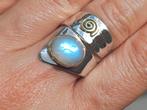 Vanoli 925 zilver ring  maansteen maat 18 verstelbaar reserv, Daiva1973@hotmail.com, 18 tot 19, Vanoli, Nieuw