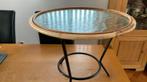 Rotan tafeltje vintage, Huis en Inrichting, Ophalen, 50 tot 100 cm, Zo goed als nieuw, Metaal