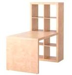 Kallax bureau en 2x4 kast - gebruikt en gratis af te halen, Huis en Inrichting, Ophalen, Gebruikt