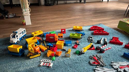 Duplo trein met mega veel rails!, Kinderen en Baby's, Speelgoed | Bouwstenen, Zo goed als nieuw, Overige merken, Ophalen of Verzenden