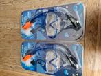 Snorkelset 2x, Watersport en Boten, Ophalen of Verzenden, Zo goed als nieuw, Snorkelset