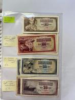 Bankbiljetten Joego, Bosnië, Macedonië, Moldavië, Servie-25%, Verzenden, Joegoslavië