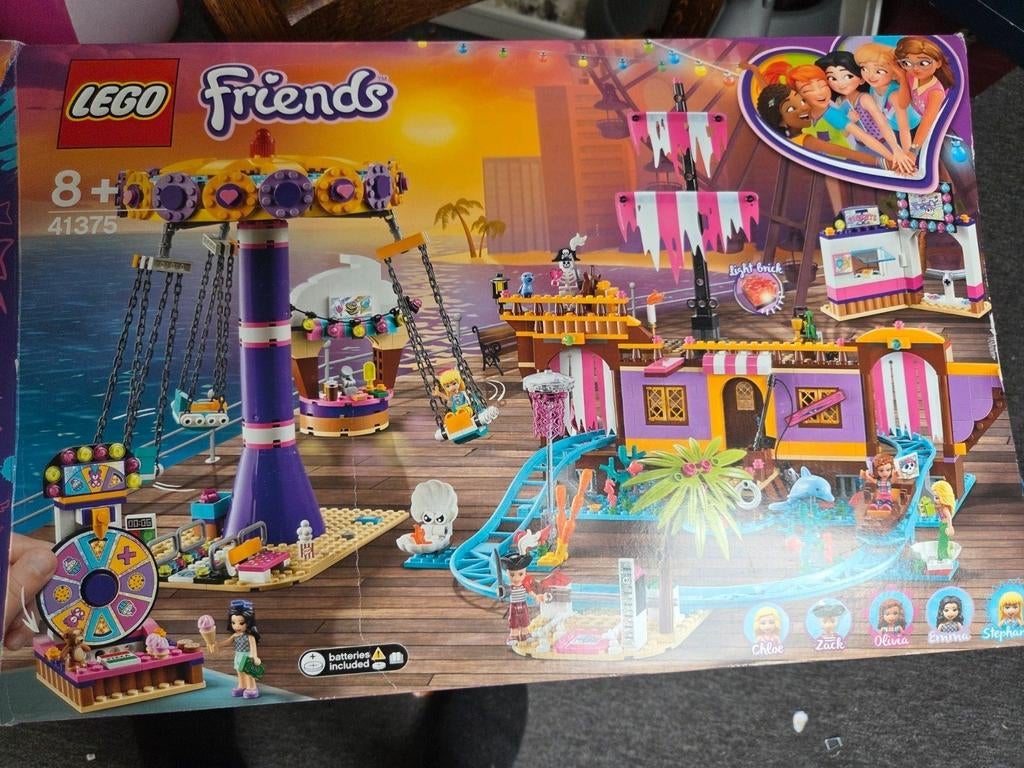 Lego friends hartlake city pier met Kermis, Ophalen of Verzenden, Zo goed als nieuw, Jongen of Meisje