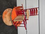 Stoelen hout met riet, Huis en Inrichting, Stoelen, Ophalen, Riet of Rotan, Gebruikt, Twee