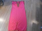 Oosterse jurk cyclaam roze maat S/M met zwart/goud borduur, Carnaval, Ophalen of Verzenden, Kleding, Maat 36 (S)