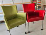 Eettafelstoelen (2×) op wieltjes, Ophalen, Overige materialen, Twee, Overige kleuren