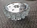 Prachtige antieke glazen rechaud met glasmerk Fleur de Lys., Antiek en Kunst, Ophalen of Verzenden