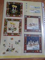 k56 knipvel kersthuisjes kaarsen, Ophalen of Verzenden, Nieuw, Kerst, Knipvel