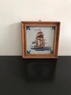 Makkum Tichelaar tegel zeilschip 16x16 cm, Ophalen of Verzenden