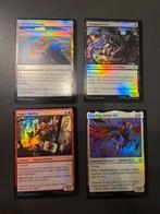 4x mtg foil spiderman miscut kaarten, Hobby en Vrije tijd, Verzamelkaartspellen | Magic the Gathering, Ophalen of Verzenden, Zo goed als nieuw