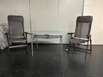 Stoelen en tafel, Caravans en Kamperen, Ophalen, Gebruikt, Campingstoel
