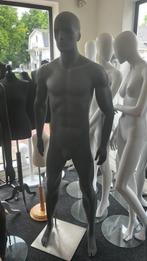 heren etalagepop paspop mannequin etalagefiguur donker grijs, Verzenden, ., Nieuw, .
