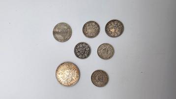 Lotje munten zilver beschikbaar voor biedingen