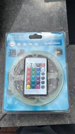 Grundig Flexibele RGB LED Light Strip – 3 meter, 90 LED’s, Verzenden, Nieuw, Kabel of Snoer