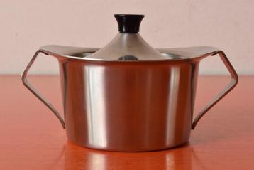 Retro vintage Alfra Alessi Italy suikerpot / pot met deksel beschikbaar voor biedingen