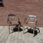 Vintage set aluminium fauteuils uit Usa Emeco stijl, Ophalen, Gebruikt, 75 tot 100 cm, 50 tot 75 cm