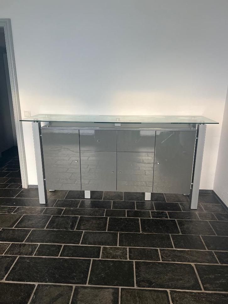 Dressoir, Huis en Inrichting, Kasten | Dressoirs, Zo goed als nieuw, 200 cm of meer, 50 tot 75 cm, Met lade(s), Met deur(en), Overige houtsoorten