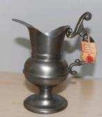 Tinnen kan met handvat en label, Banka, Erer, tin, Antiek en Kunst, Ophalen of Verzenden