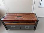 Houten tv meubel/kast, met 2 lades, Antiek en Kunst, Ophalen